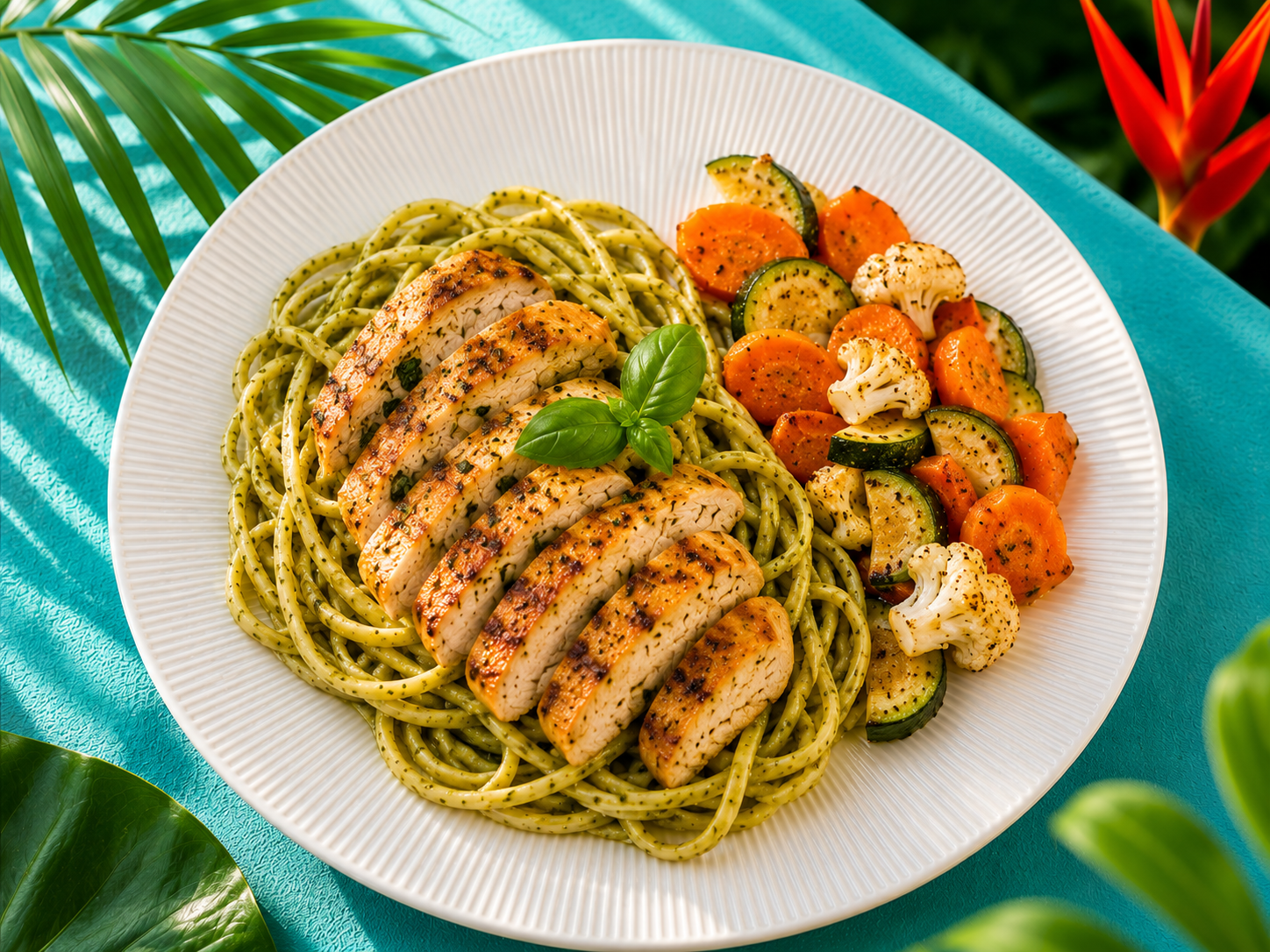 Pesto Chicken Penne