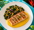 Catch of the Day & Pineapple Purée